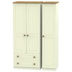 Warwick 3 door wardrobe with drawers