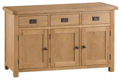 D_co-3ds. Jpg Comet oak 3 door 3 drawer sideboard