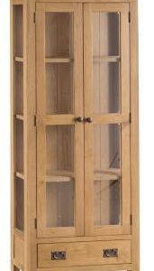 Comet Oak display cabinet