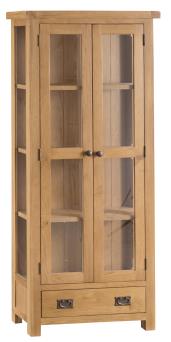 D_co-dis. Jpg Comet oak display cabinet
