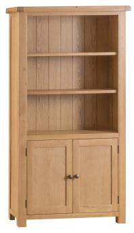 D_co-lbc. Jpg Comet oak large bookcase