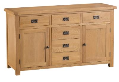 D_co-ls. Jpg Comet oak 2 door 6 drawer sideboard