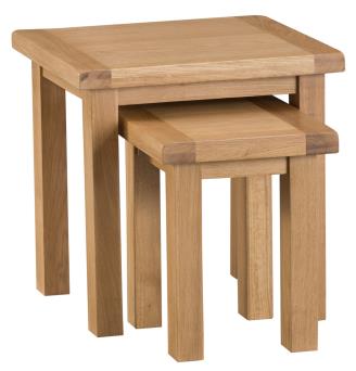 D_co-n2t. Jpg Comet oak nest of 2 tables