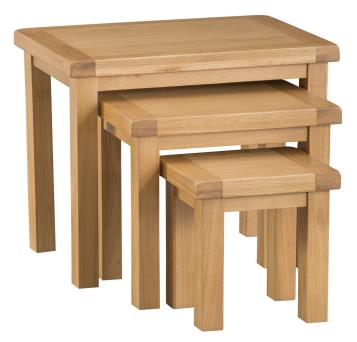 D_co-n3t. Jpg Comet oak nest of 3 tables