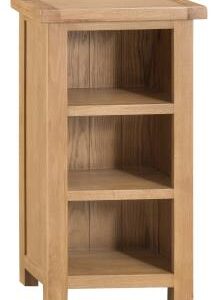 Comet Oak narrow bookcase