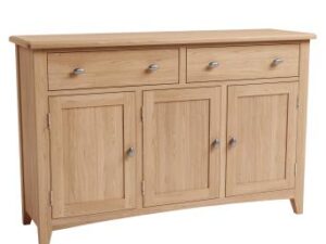 Galaxy oak 3 door sideboard