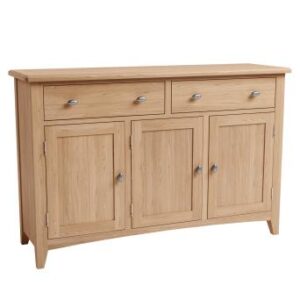 Galaxy oak 3 door sideboard