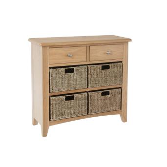 D_gao-c24. Jpg Galaxy oak 2 drawer 4 basket unit