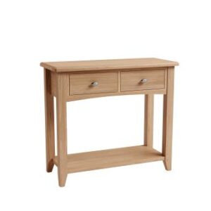 Galaxy oak console table