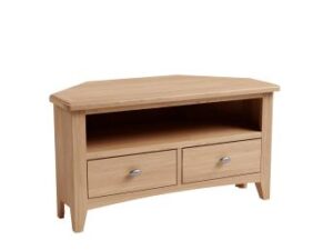 Galaxy oak corner tv unit