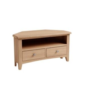 Galaxy oak corner tv unit