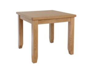 Galaxy oak fixed top dining table