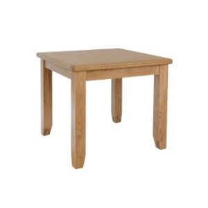 Galaxy oak fixed top dining table