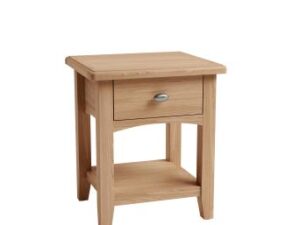 Galaxy oak lamp table