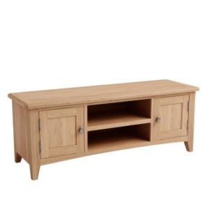 Galaxy oak large tv unit