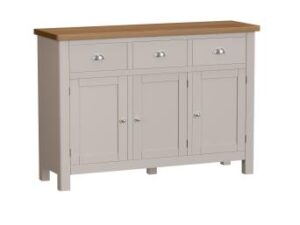 Ramsgate Oak Painted 3 door sideboard