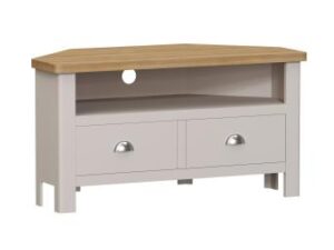Ramsgate Oak Painted corner TV unit