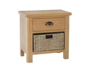 Ramsgate Oak 1 drawer 1 basket unit