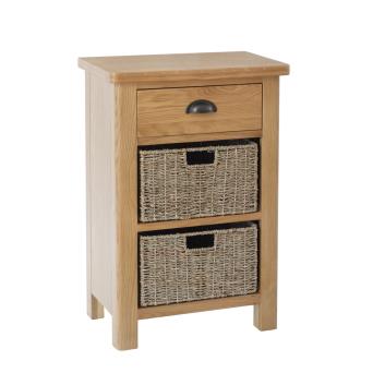 D_rao-c12. Jpg Ramsgate oak 1 drawer 2 basket unit