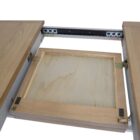 Eastry oak painted 1. 8m refectory butterfly extending dining table