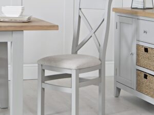 Eastry Oak painted cross back chair