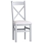 Eastry oak painted cross back chair