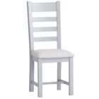 Eastry oak painted dining chair with ladder back