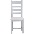 Eastry oak painted dining chair with ladder back