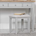 Eastry oak painted dressing table stool