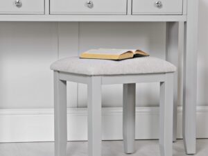 Eastry Oak painted dressing table stool
