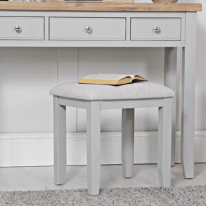 Eastry Oak painted dressing table stool