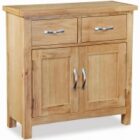 Trinity petite oak mini sideboard