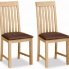 Trinity petite oak dining chair