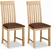 Trinity Petite Oak  dining chair