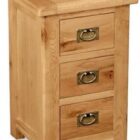 Bergerac oak wide bedside Bergerac oak wide bedside
