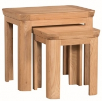 Treviso Oak nest of 2 tables
