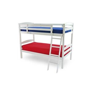 Modeste white bunk bed