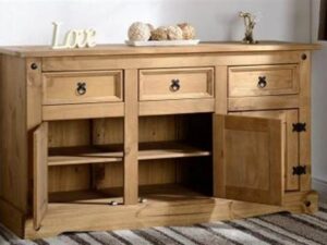 Corona 3 door 3 drawer sideboard