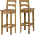 Corona pine bar chairs