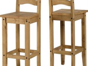 Corona pine bar chairs