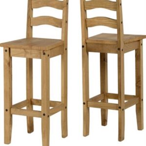 Corona pine bar chairs