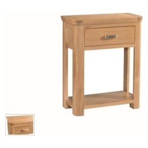 Treviso Oak small console table