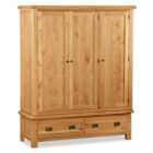 Bergerac oak triple wardrobe Bergerac oak triple wardrobe
