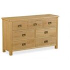 Bergerac petite oak 3 + 4 drawer chest Bergerac petite oak 3 + 4 drawer chest