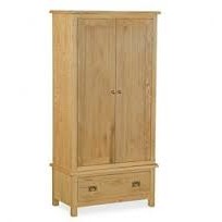 Bergerac Petite Oak gents wardrobe