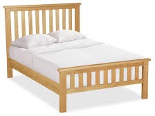 Bergerac Oak slatted bedframe