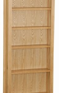 Trinity Petite Oak large bookcase