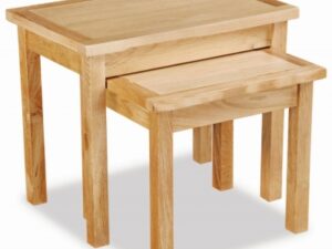 Trinity Petite Oak nest of 2 tables