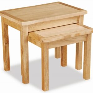 Trinity Petite Oak nest of 2 tables