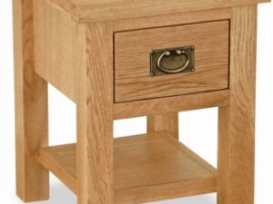 Bergerac Petite Oak lamp table
